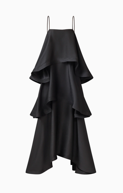 Elliatt - Tilly Tiered Maxi Dress in Black