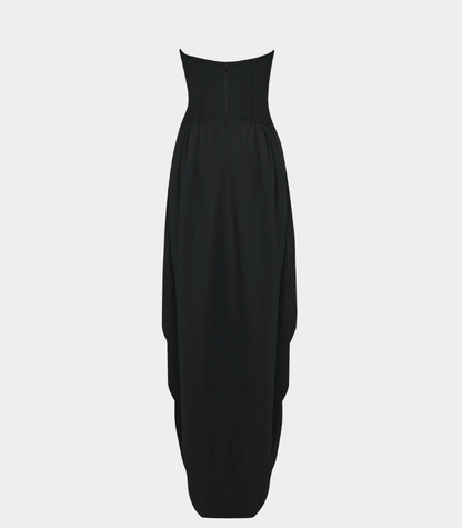 Heiress - The Halter Corset Gown in Black