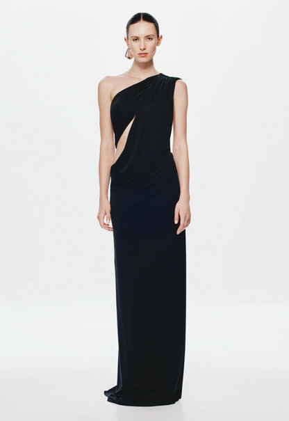 Misha - The Solstice Maxi Dress in Black