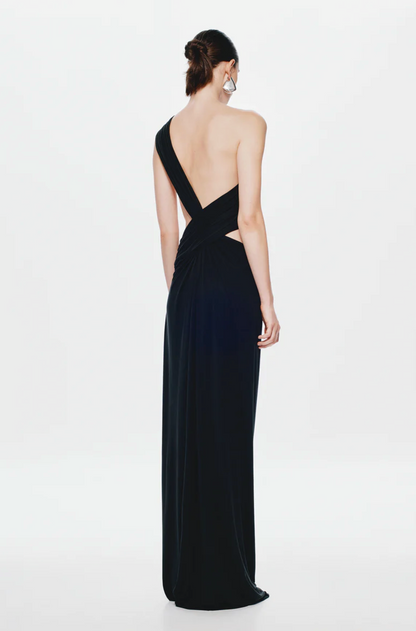 Misha - The Solstice Maxi Dress in Black