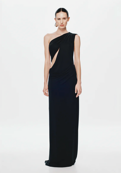 Misha - The Solstice Maxi Dress in Black
