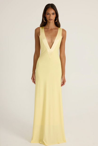 Ance Gria - Rosa Gown in Lemon