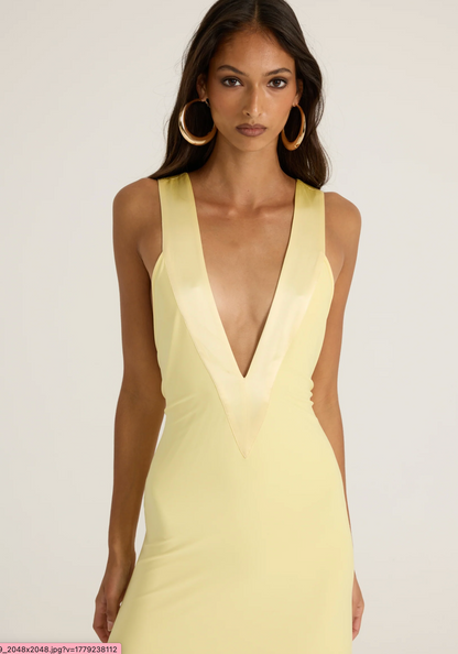 Ance Gria - Rosa Gown in Lemon