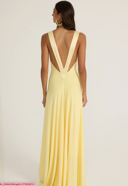 Ance Gria - Rosa Gown in Lemon