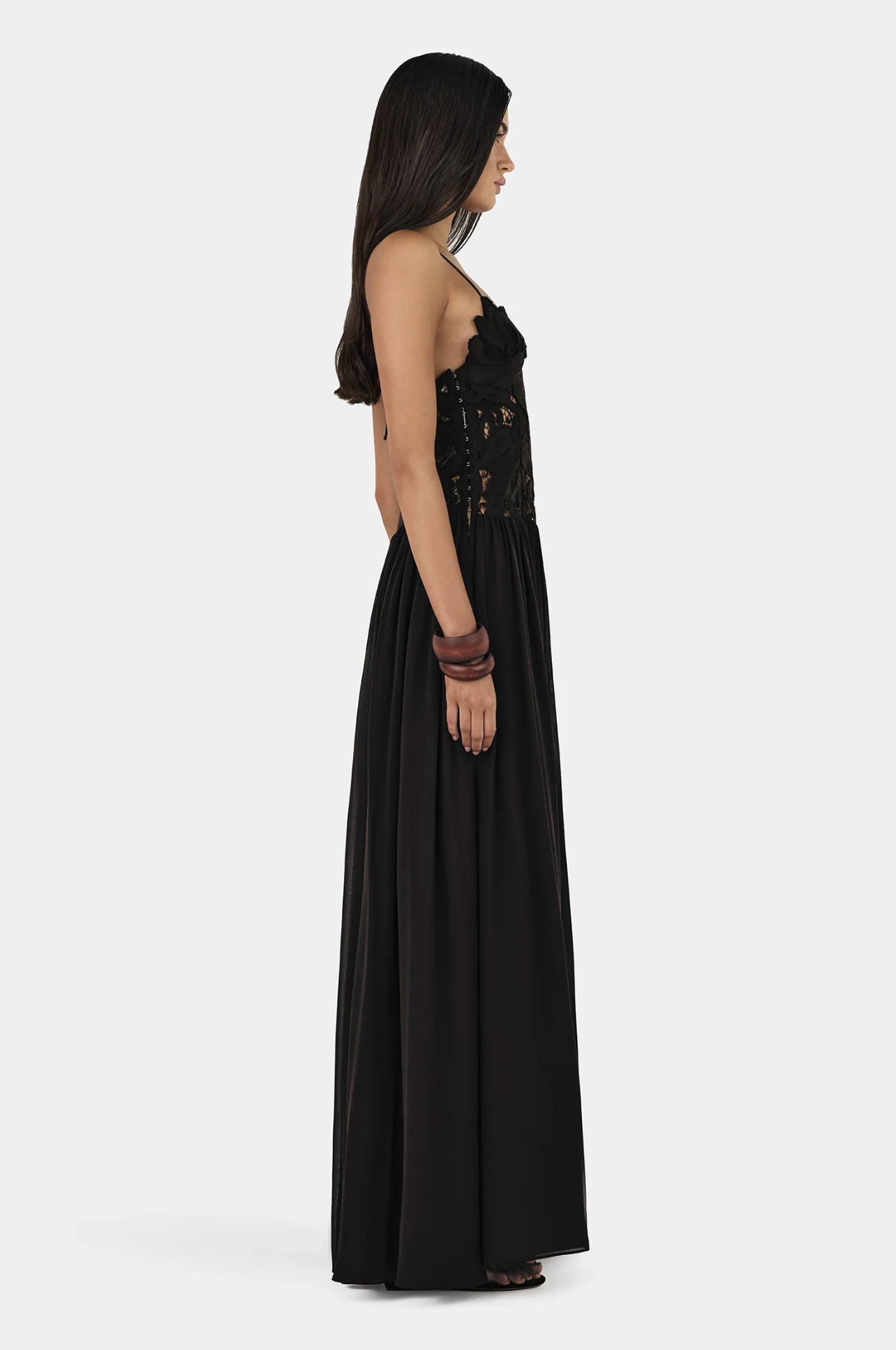 Hansen and Gretel - Stephanie Maxi Dress in Black