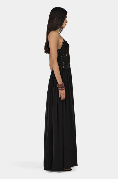 Hansen and Gretel - Stephanie Maxi Dress in Black