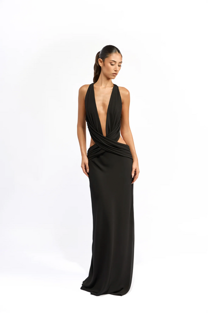 Mim & Bell - Yvette Maxi Dress in Black
