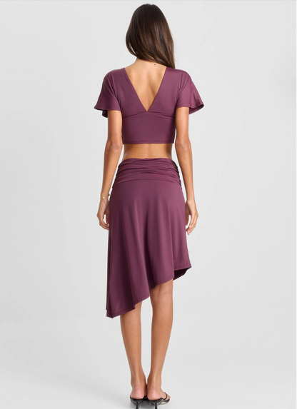 Sasha Therese Winnie Set - in Wine