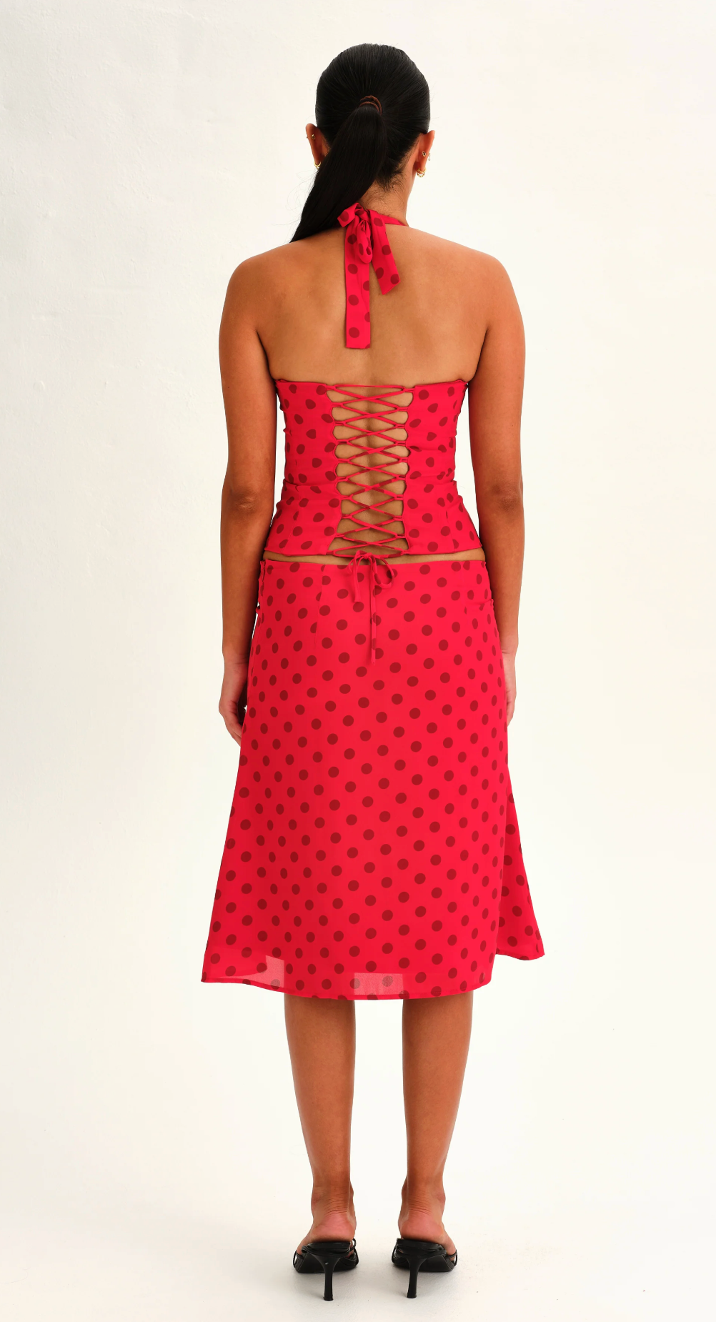 Sabelle - Saskia Corset & Skirt Set in Scarlet
