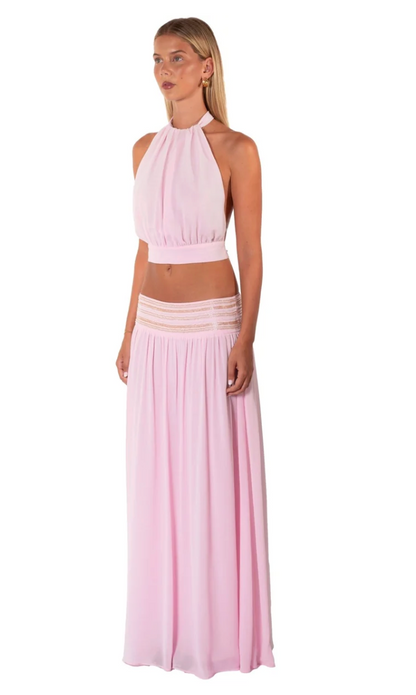 I am Delilah - Octavia Halter Top & Maxi Skirt in Quartz