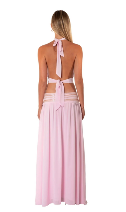 I am Delilah - Octavia Halter Top & Maxi Skirt in Quartz