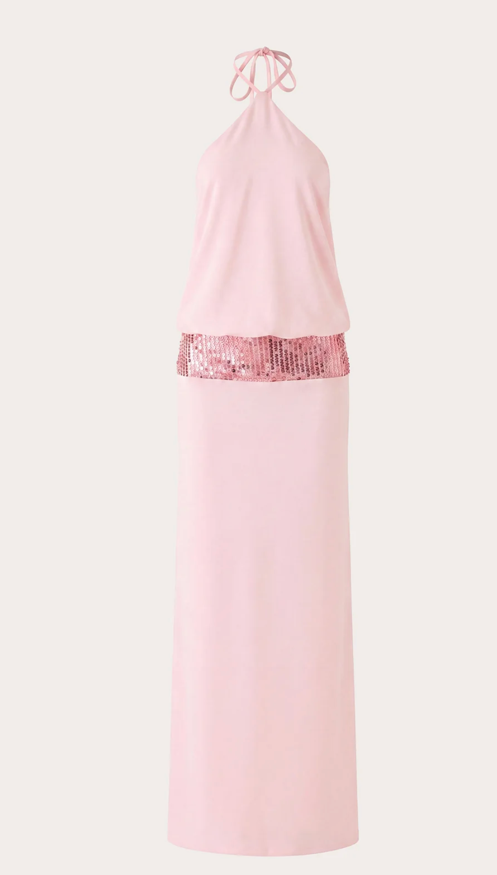 Pepper Mayo - Marcie Halter Maxi Dress in Pink