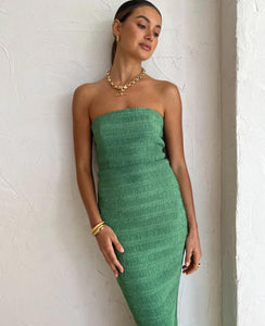 L'idee - Aurore Gown in Sea Green