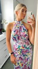 Load image into Gallery viewer, Ruby - Gigi Silk Halter Dress
