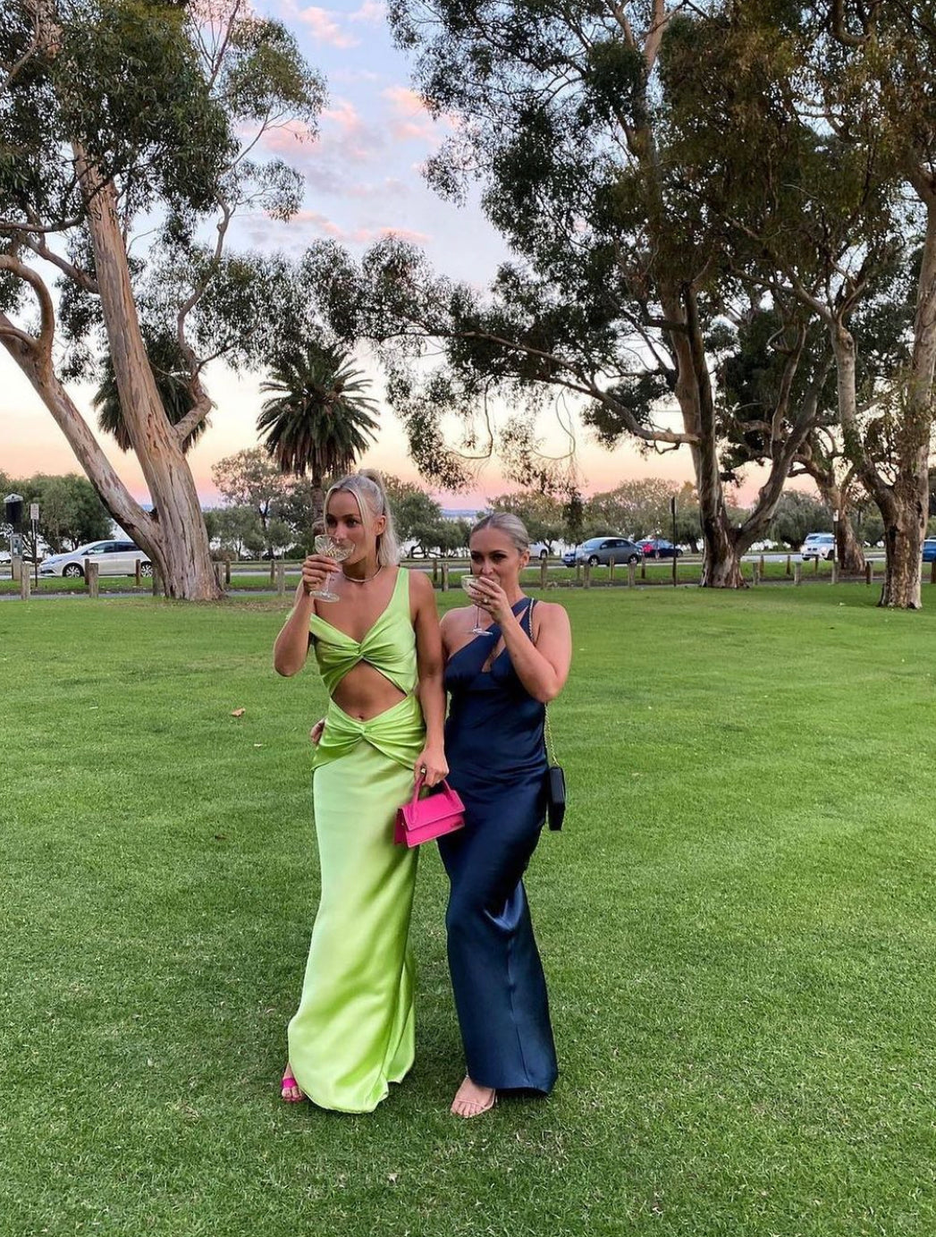 Natalie Rolt - Tamika Gown in Lime rwsb. Natalie Rolt - Tamika Gown in Lime rwsb.