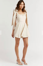 Load image into Gallery viewer, Dissh - Aisle Pearl Linen Bow Mini Dress

