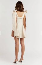 Load image into Gallery viewer, Dissh - Aisle Pearl Linen Bow Mini Dress
