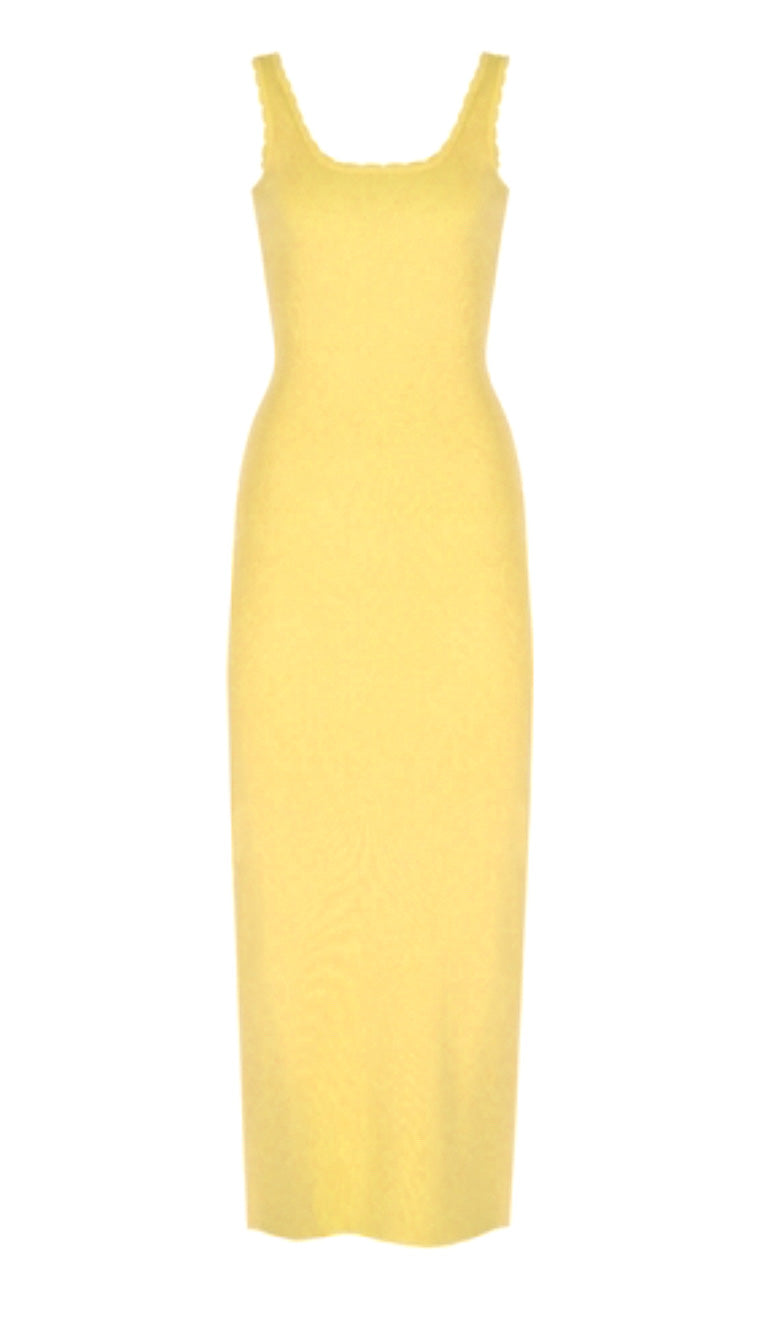 Ruby - Ima Midi Dress in Lemon