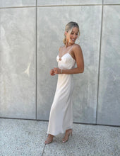 Load image into Gallery viewer, By Johnny - The Orchid Slip Dress in Creme
