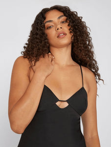 By Johnny - Orchid Slip Dress in Black