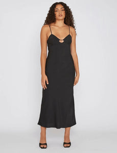 By Johnny - Orchid Slip Dress in Black