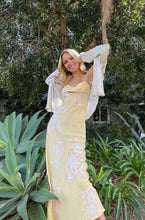 Load image into Gallery viewer, Verge Girl - Last Summer Bias Midi Dress in Yellow

