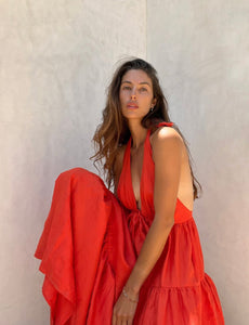 Caitlin Crisp - Forever and Always Dress in Tango Linen