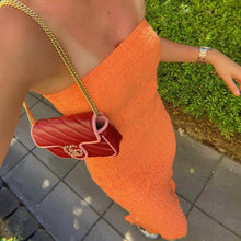 Load image into Gallery viewer, Ownley - Petra Dress in Aperol Spritz

