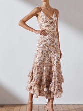 Load image into Gallery viewer, Shona Joy - Dixie Tie Front Godet Midi Dress
