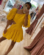 Load image into Gallery viewer, Aje - Chateau Mini Dress in Sunshine
