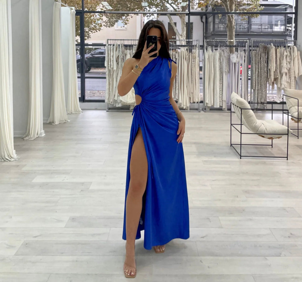 Sonya Moda Nour Maxi Dress In Moroccan Cobalt Blue rwsb