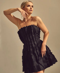 Aje - Hybrid Sleeveless Mini Dress in Black