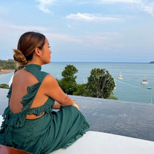 Load image into Gallery viewer, Shona Joy - Leonie Backless Frill Dress in Rosemary
