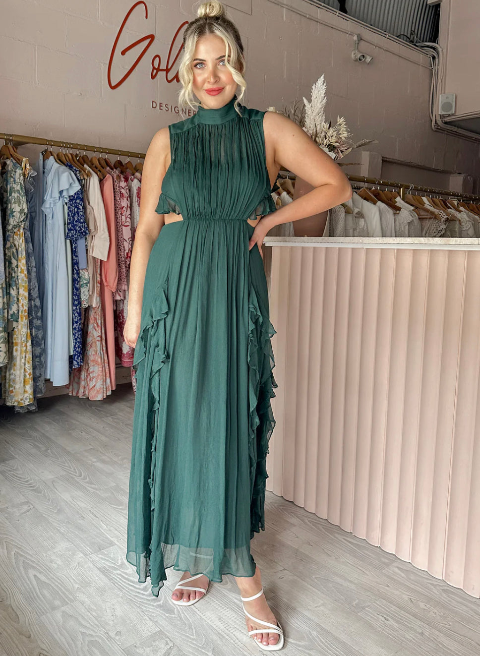 Shona joy outlet emerald dress