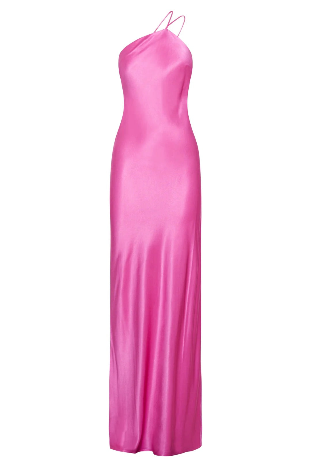Meshki - Alena One Shoulder Maxi Dress in Pink