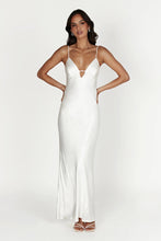 Load image into Gallery viewer, Meshki - Cora Tie Back Maxi Dress in White
