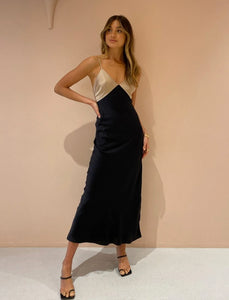 Hansen and Gretel - Callista Dress in Almond/Black