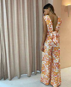 By Nicola - Fiesta Jumpsuit in Holiday Floret