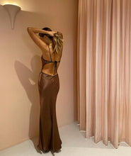 Load image into Gallery viewer, Bec and Bridge - Cedar City Maxi Dress Chocolate
