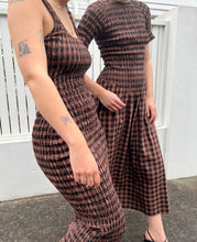 Load image into Gallery viewer, Ruby - Klein Gingham Midi Dress
