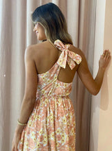Load image into Gallery viewer, By Nicola - Calypso Maxi Tie One Shoulder Dress in Light Sunrise Blooms
