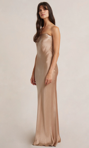 Bec and Bridge - Moon Dance Strapless Dress in Golden