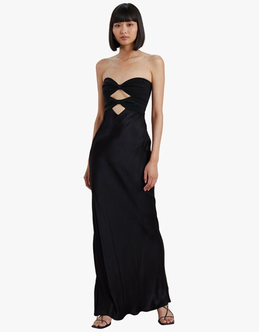Bec and Bridge - Halle Strapless Dress Black rwsb. Bec and Bridge - Halle Strapless Dress Black rwsb.
