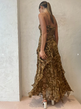 Load image into Gallery viewer, Shona Joy - Rosaline Keyhole Frill Maxi Dress
