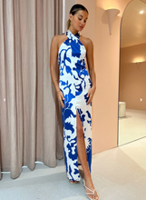 Load image into Gallery viewer, Sir The Label - Esme Halter Midi Dress in Merce Abstract Print
