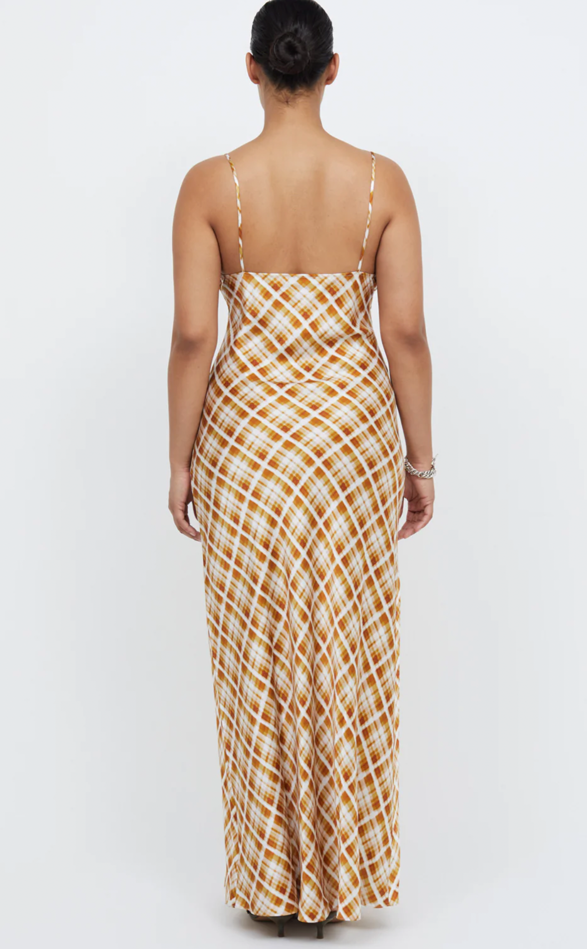 Bec and Bridge - Amber V Maxi in Sunflower Check