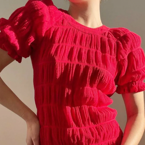 Ruby - Mirella T-Shirt Dress in Red